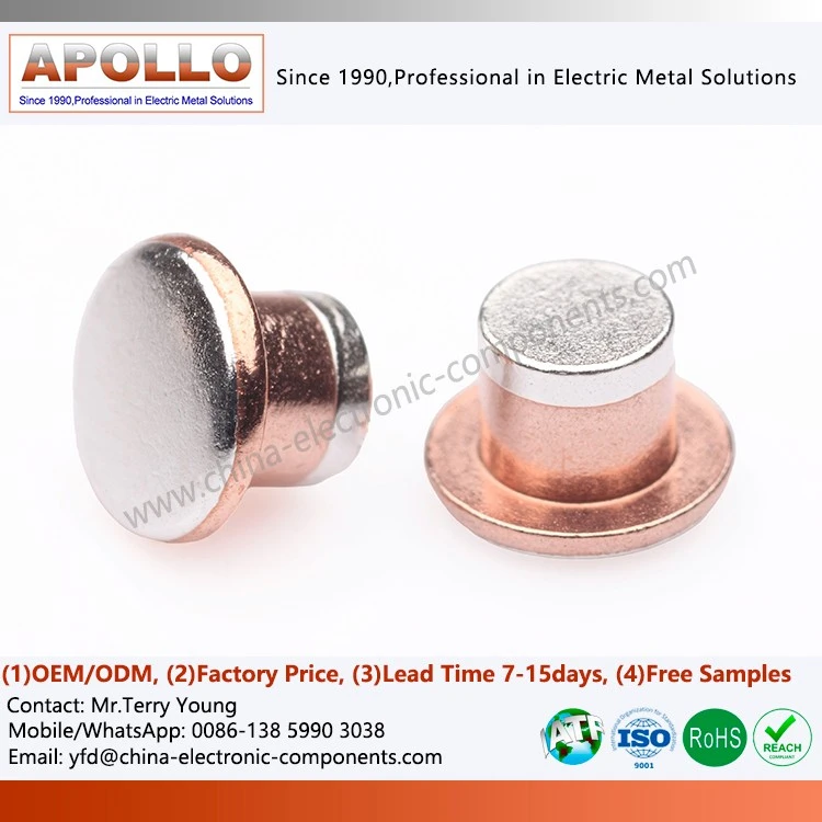 Customized Tri-metal Contact Rivets best