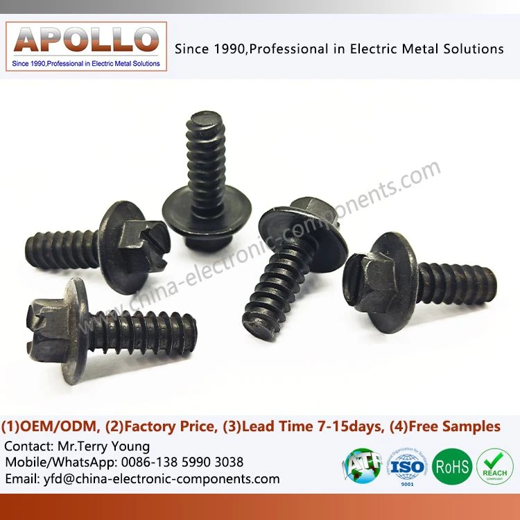 Hex Head Screws With Washers Attached