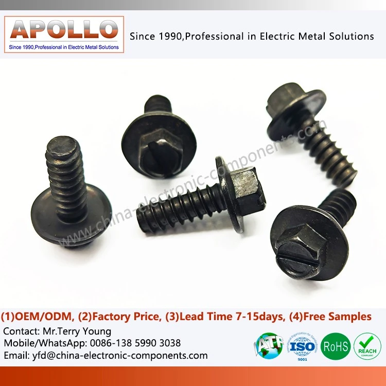 Flanged Screw with Hexagonal Head