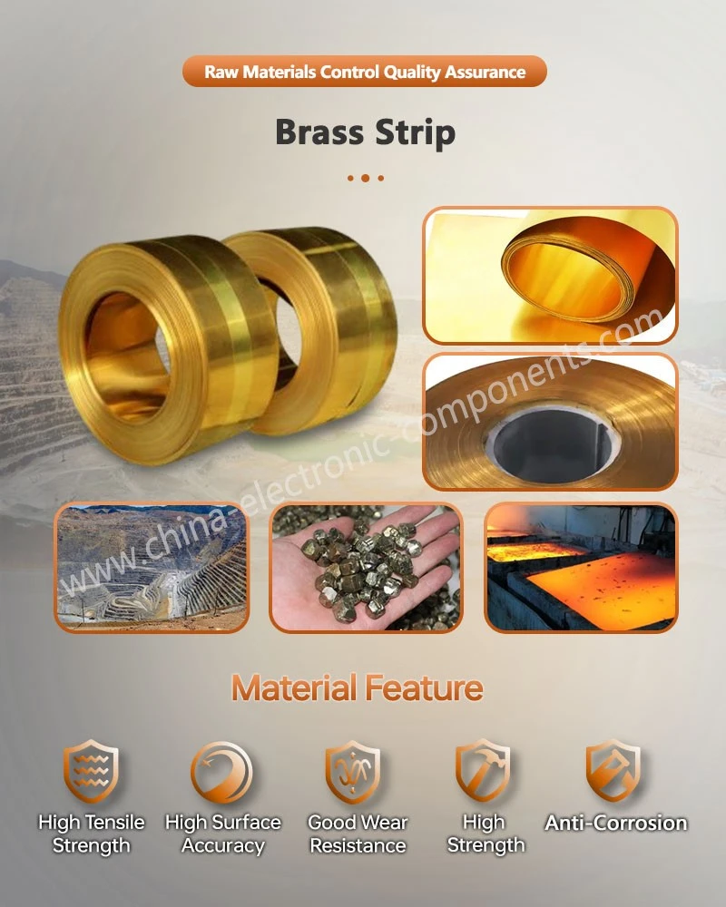 Brass Strip for Brass Stamped Components Brass Strip for Brass Stamped Components