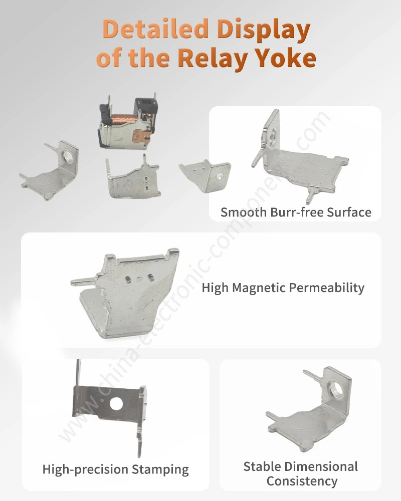 Detailed Display of the Relay Metal Skeleton Yoke Detailed Display of the Relay Metal Skeleton Yoke