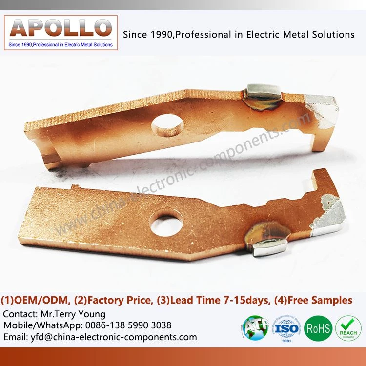 Resistance Seam Welding Silver Contact